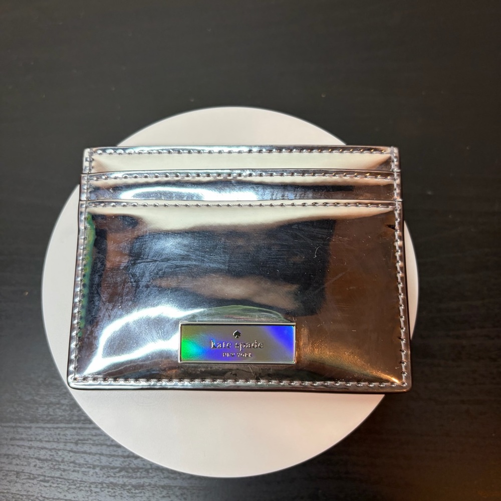 Kate Spade Silver Card Holder